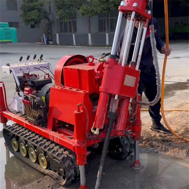 河北承德 锚杆注浆加固钻机 打孔液压钻孔注浆一体机赤峰
