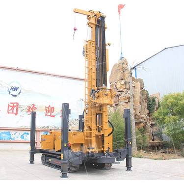 气动水井钻机 履带式气动打井机 恒旺集团***
