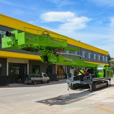 履带式锚固钻机厂家 基坑加固打桩机 高举升护坡钻孔机