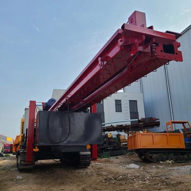 抗浮锚杆步履式打桩机 CFG长螺旋灌注桩机 地基加固长螺旋钻机