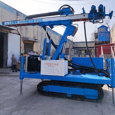 顶管工作井加固高压旋喷桩机钻机 码头港口基础施工锚固旋喷钻机