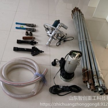 智创 zc-1 多功能小型便携式电动打井机 农田灌溉水井打井钻机 现货供应