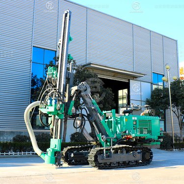 潜孔钻车KQZD-590、多用于锚杆支护、开挖渠道、下水道工程的钻孔作业