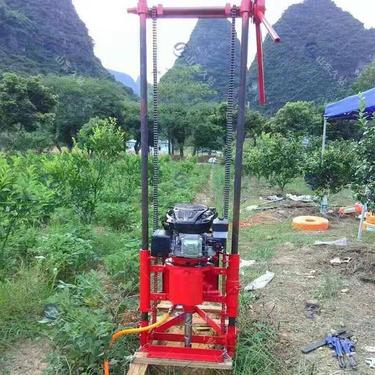 山地钻机厂家轻便岩芯取样机JZ-2A小型地质勘探设备 取芯钻机
