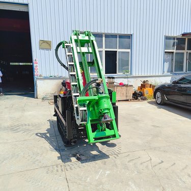 多功能入户地钉钻机螺旋钻孔机 光伏工程推广打桩机械 动力强劲