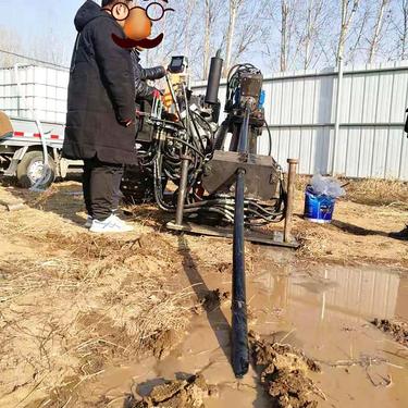 可导向液压钻机 非开挖钻机导向 水平地钻机 洪涛电力