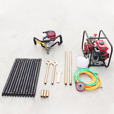 VOTE小型取芯能钻20米的轻便勘探环境取样取岩芯背包钻机