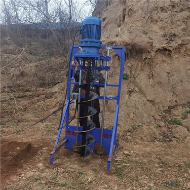 地面灌注加固打孔机FA-08采用电机带的钻孔机大马达竖向钻机