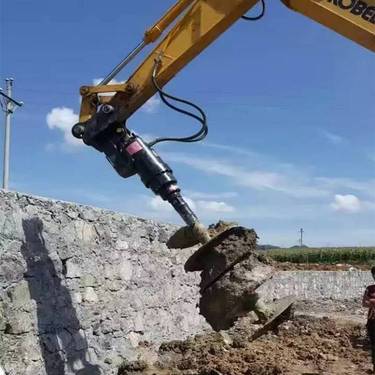 中拓 小型挖掘机用 履带式多功能 地表勘探螺旋钻机