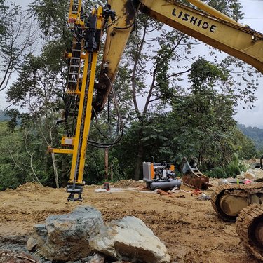 履带基坑锚杆支护钻机 挖改冲击式潜孔钻机 矿山隧道挖改钻