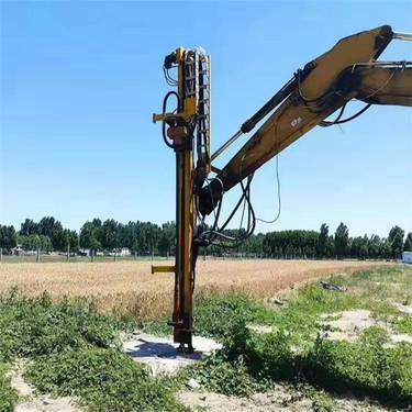 全液压挖改钻机 公路边坡支护打孔设备 上门指导