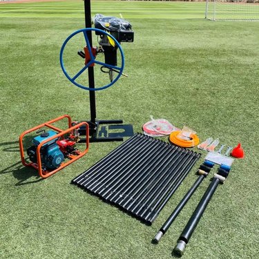 山地轻便岩土勘察取样钻机野外矿山勘探小型立架式背包钻探机