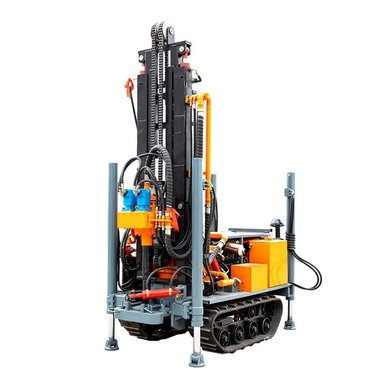 履带潜孔打井机恒旺  家用打井设备小型钻井机气动水井钻机