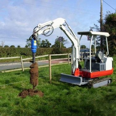 挖改螺旋钻机 电线杆施工潜孔机 液压光伏钻孔机 松嘉