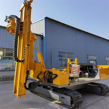 全液压大口履带小钻机 矿山地质勘探光伏打桩机 高边坡隧道钻孔