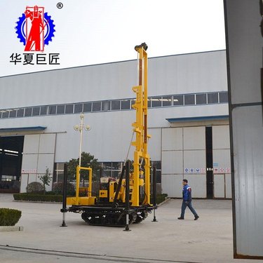 厂家源头直供 履带式液压岩心钻机XYD-130型打井勘探一体机 野外地质勘探岩石取芯钻孔机 130米地质钻机