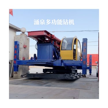 多功能钢管桩钻机三管高压旋喷钻机大扭矩动力头