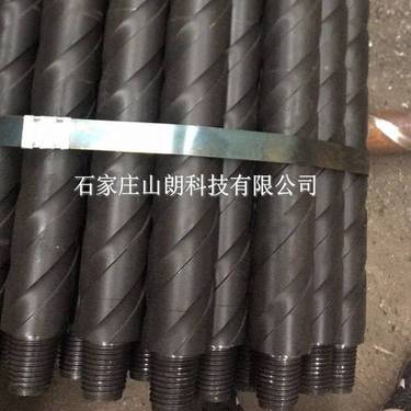 大通径宽翼片螺旋钻杆φ73mm-ZDY4000L履带式全液压坑道钻机-刻槽