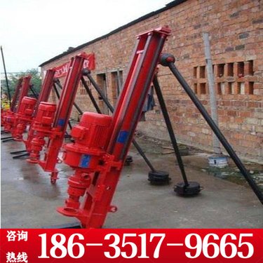 双鸭山 多功能履带式潜孔钻机 360°旋转滑架钻凿孔设备