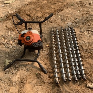 基坑支护加固打孔机 山体钻10米直径8公分 地基加固手持小钻机