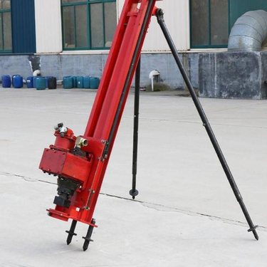 辽宁营口 电动打孔钻机 黑龙江牡丹江 立架式矿山风动潜孔钻机