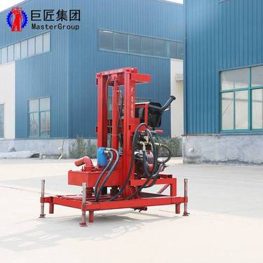 华夏巨匠小型打井机械设备 轻便液压打井机 回转式钻机