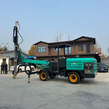 全液压隧道钻机 轮式凿岩钻孔机 多功能锚固钻机