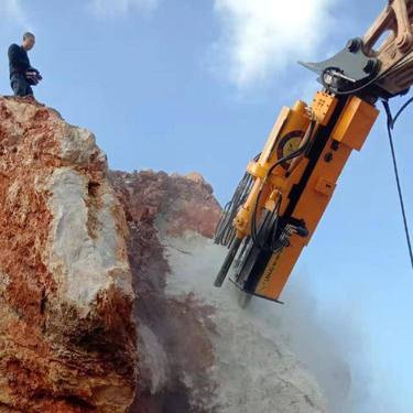 矿山开采 机载式岩石劈裂机 开山隧道凿岩机 挖掘机钻裂一体机