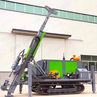 履带400型野外深孔金属矿脉勘察钻机 可定制多角度绳索取芯钻探机