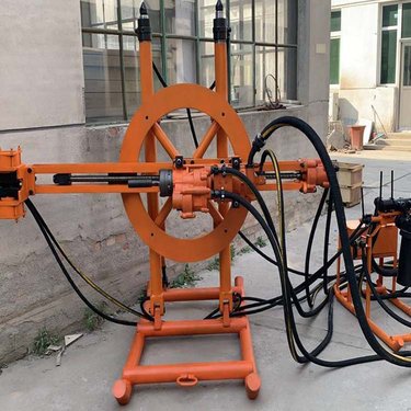 中矿煤机 YGZ90导轨式回转凿岩机 矿用圆盘钻设备 气动中深孔钻机