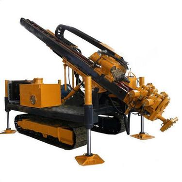 便宜的小型履带式锚固钻机打基坑支护110mm锚杆钻孔电动钻车