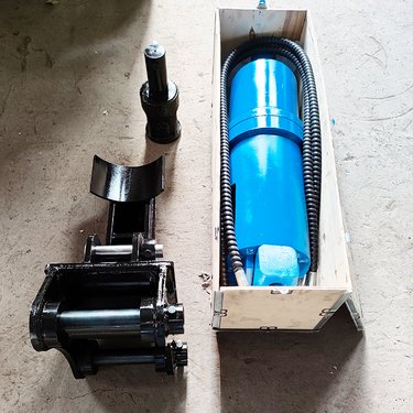 中拓 螺旋钻机 电线杆打桩钻孔机 大口径液压动力头植桩打孔