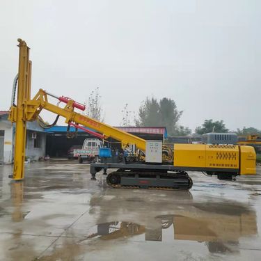 .隧道锚杆钻机 多功能凿岩钻机 履带式露天潜孔钻机 小型一体钻孔机