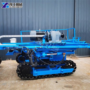 履带式锚固锚杆钻机自行走电动基坑边坡支护打岩工程柴动潜孔钻车