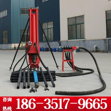 乌海 支腿式气动潜孔钻机 山地光伏自动潜孔加固钻