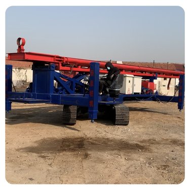 土壤修复长螺旋引孔履带高压18米塔架高喷台车大扭矩动力头