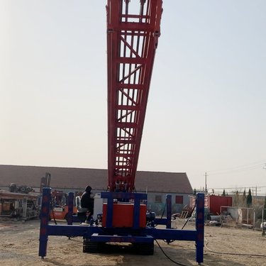 履带式气动潜孔钻机水泥粉喷桩施工止水帷幕施工