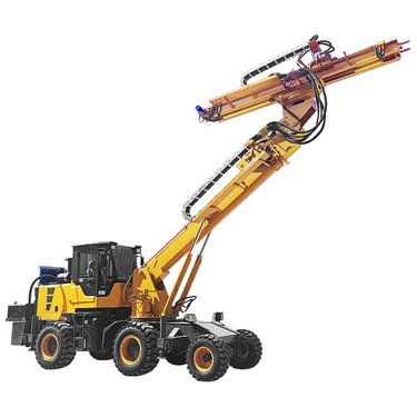 小型履带式隧道钻机 护坡锚杆引孔机 多功能钻探机械