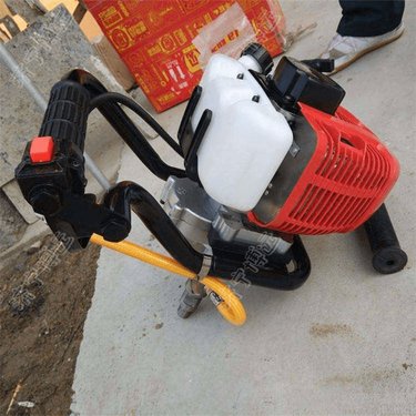 轻便汽油款山地岩土层勘察取样钻探机 小型地质勘探背包取芯钻机