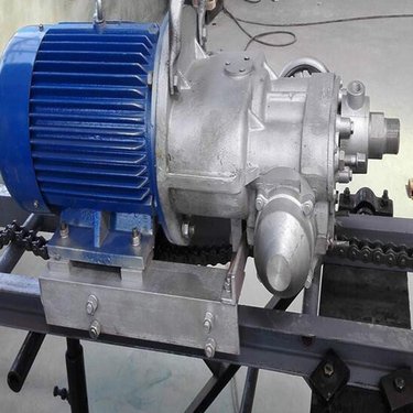 隔爆式KHYD155岩石电钻水平垂直钻孔 7.5kw探水探瓦斯钻机