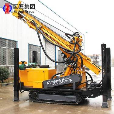 山东巨匠供应FY-300 履带气动打井机 打岩石水井钻机