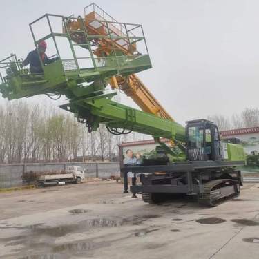 液压锚固钻机 山地基坑多功能履带式护坡钻机 手柄操作 简单方便