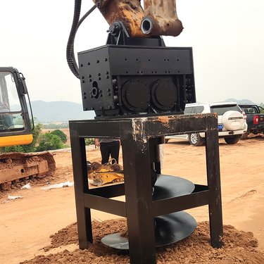 钩机改方眼钻孔机 建筑工程方孔钻机 隧道煤矿注浆坑道钻机