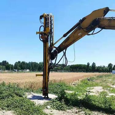 挖机改装打孔设备 液压螺旋钻机 潜孔钻机 技术上门