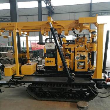 履带式打井机 全液压水井钻机 气动快速打井设备 钻井机