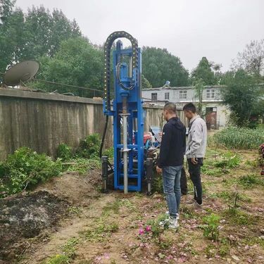 防水堵漏地面勘测小型履带式地基光伏钻孔机 打孔注浆加固 行走自如