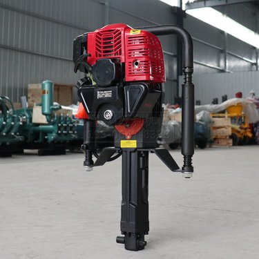 轻便型取土钻机手持式地质QTZ-2取芯钻机冲击式无水土壤取样设备