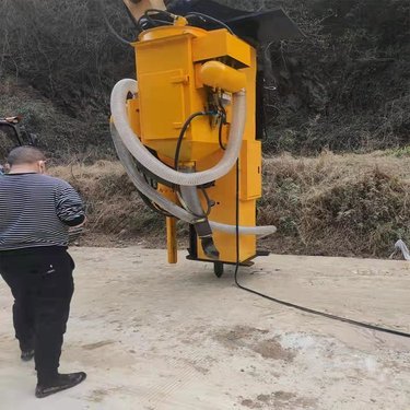 凿岩钻裂机 矿山孔钻机液压岩石劈裂机 静态钻裂一体机