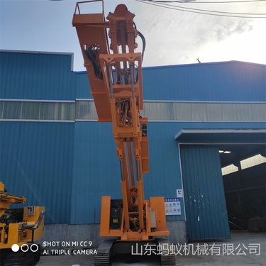全液压深基坑凿岩机 太阳能边坡护坡钻机 河道堤坝家用锚固钻机