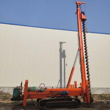 履带式长螺旋钻机 CFG长螺旋灌注桩机 CFG抗浮锚杆钻机